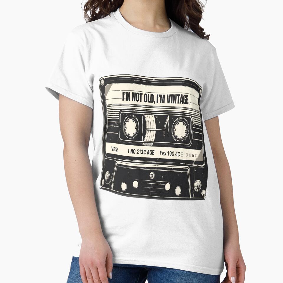 Vintage Cassette Tape I'm Not Old by KitonicTees