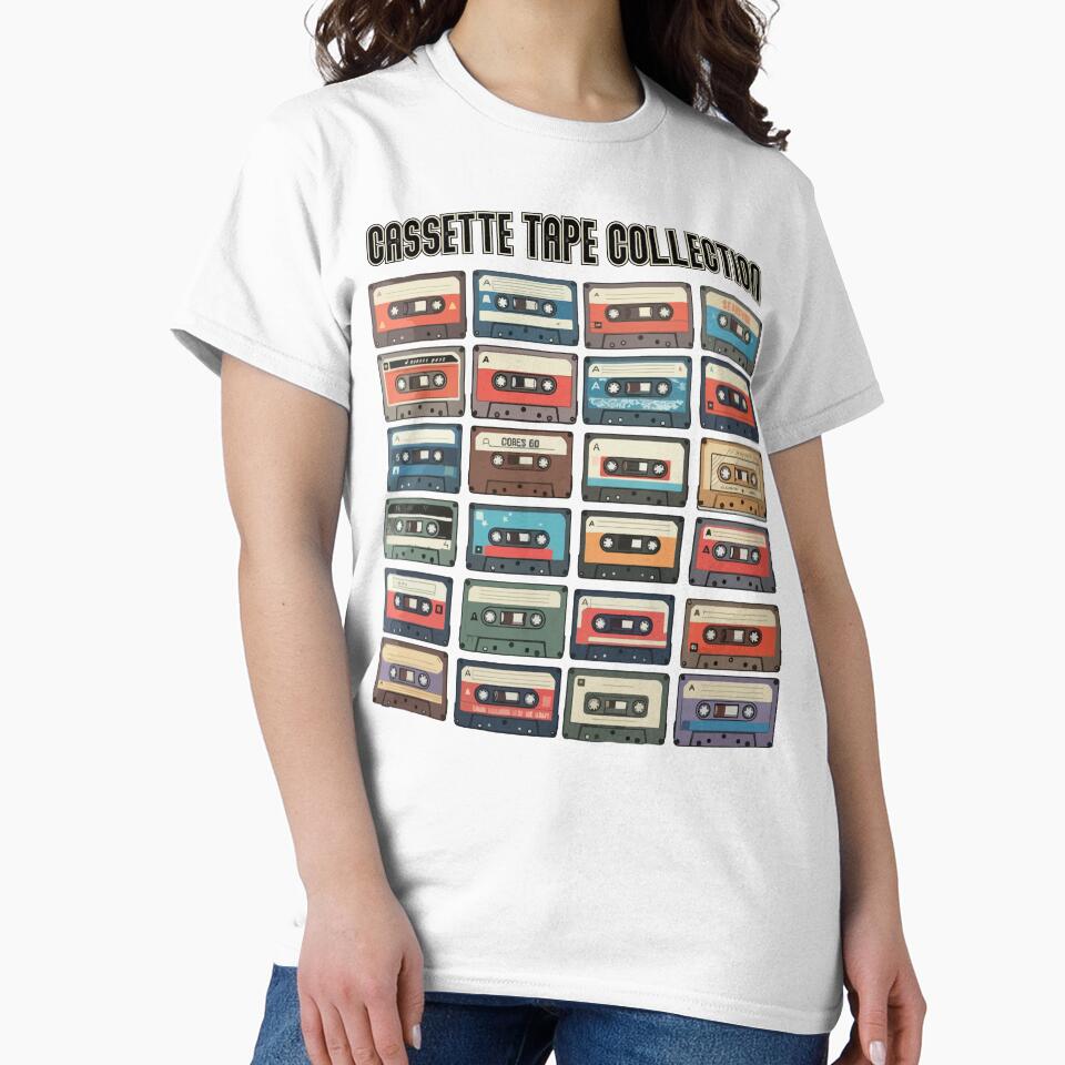 Cassette Tapes Mixtapes 70s 80s 90s Retro Vintage, retro fashion, old school music, classic tapes, music lover by rich4Design