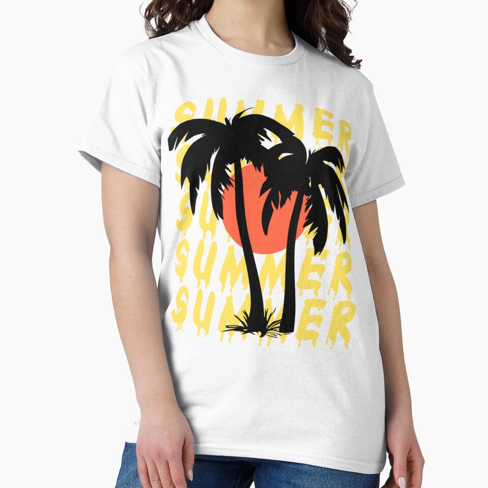 Summer Palm Trees T-Shirt by LumeSpire