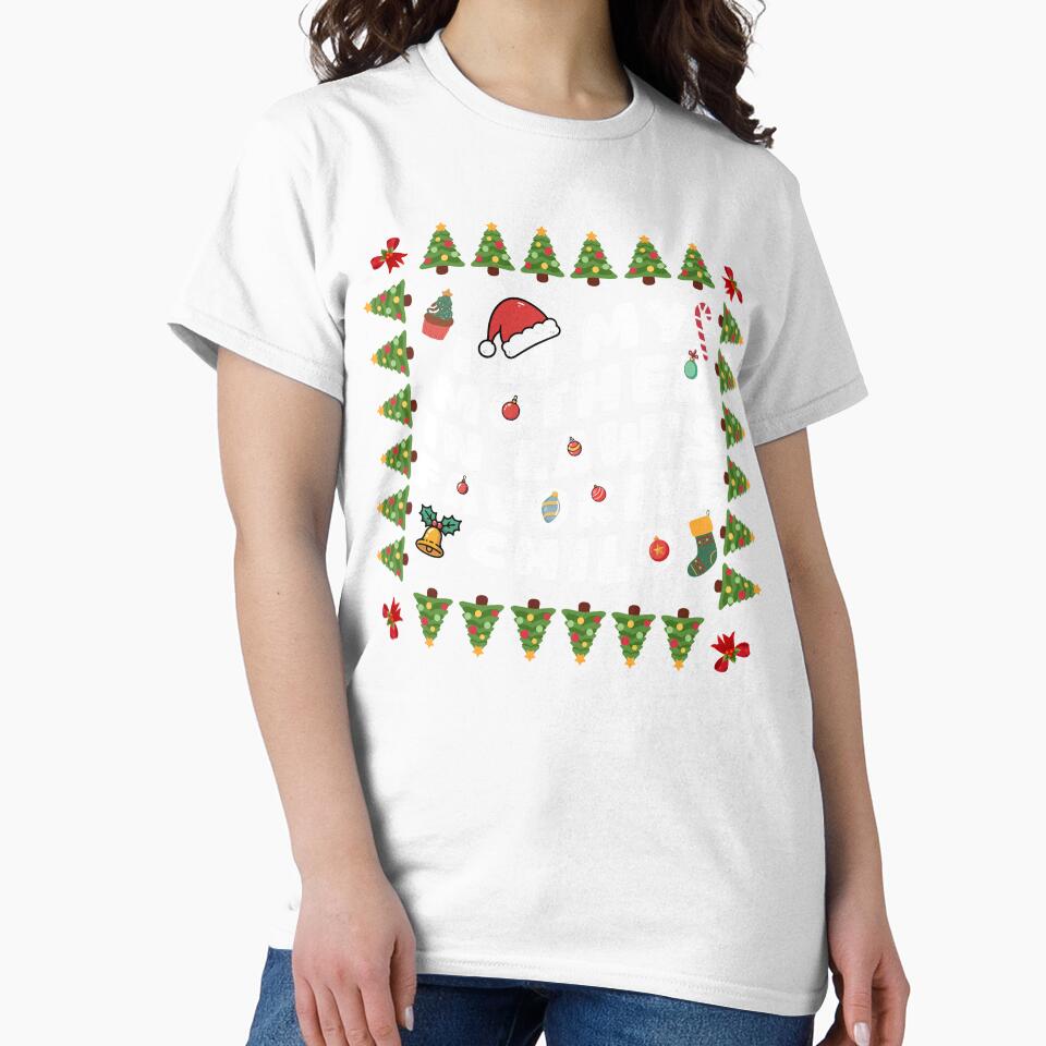 I’m My Mother-In-Law’s Favorite Child Christmas xmas Humor • Festive Family Joke • Cute Holiday Trees & Ornaments by Hpod