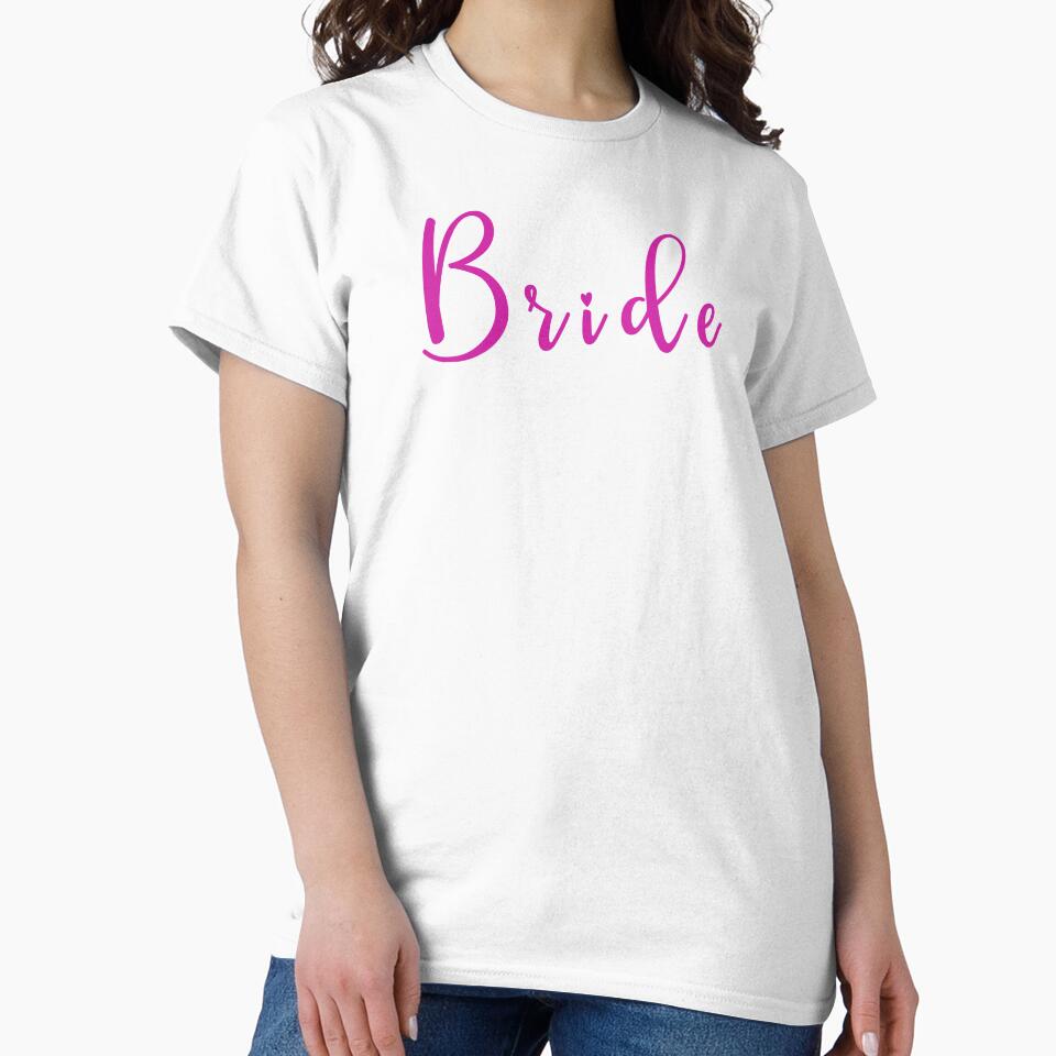 Bride pink callygraphic handwritten text by EmeraldeaArt