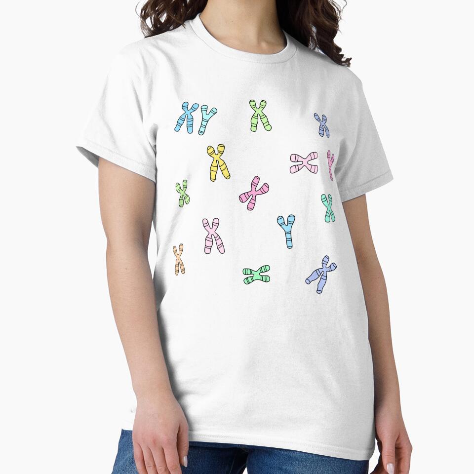 Hand Drawn Chromosomes Pastel by SofiaSava01