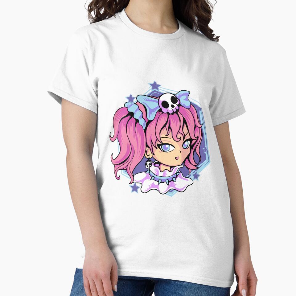 Pastel Goth Anime Girl by DionArts