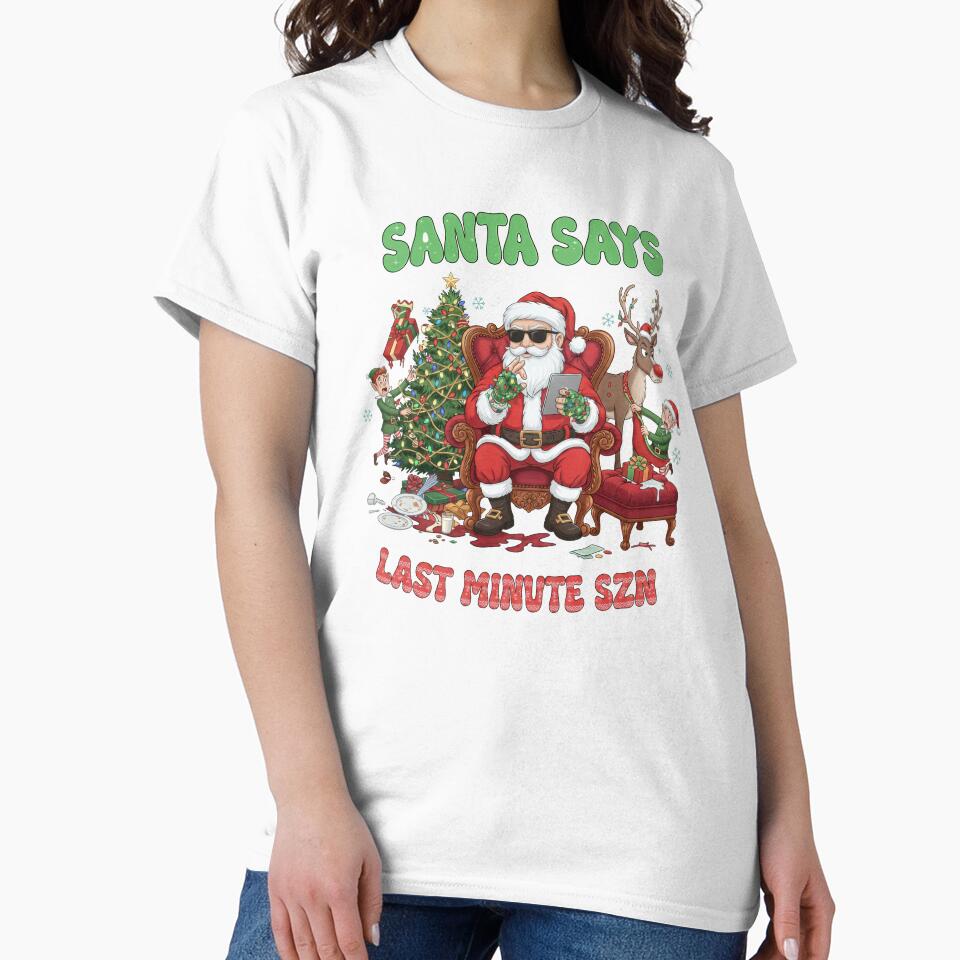 SANTA SAYS LAST MINUTE SZN: Stressed Elves and Chill Santa by zoughlal