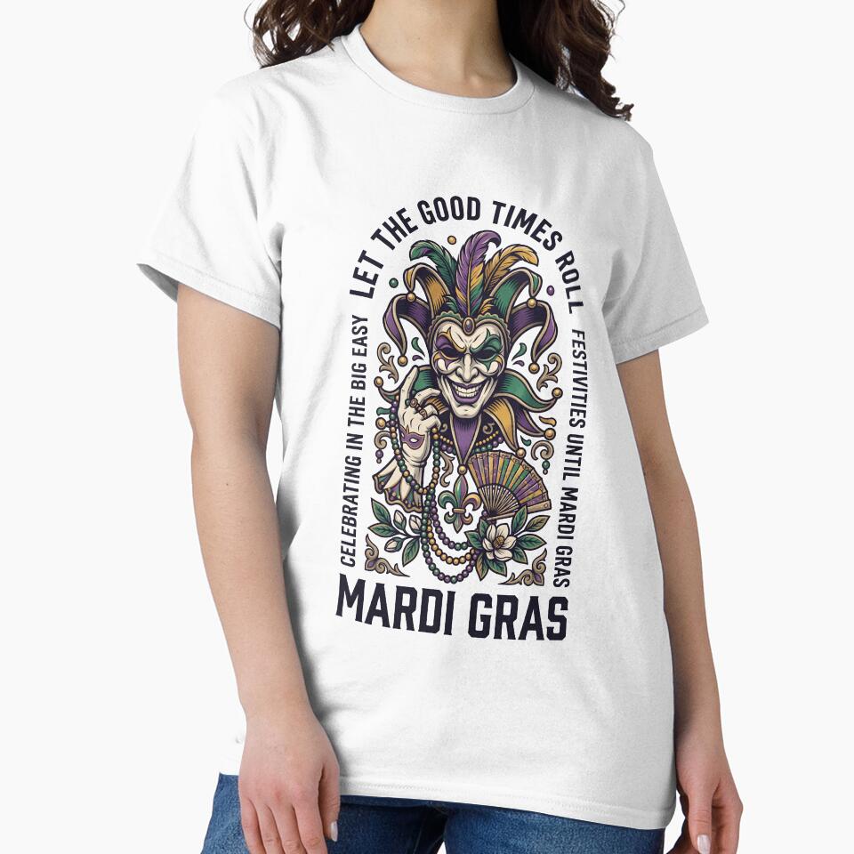 Mardi Gras Jester Let the Good Times Roll by castillomiami