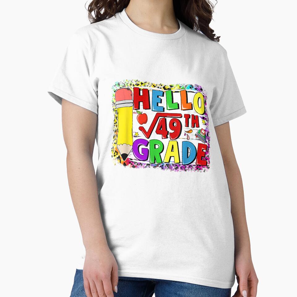 Back To School 7th Grade Square Root Of 49 Math Kids Teacher by GraceWoodfordwe