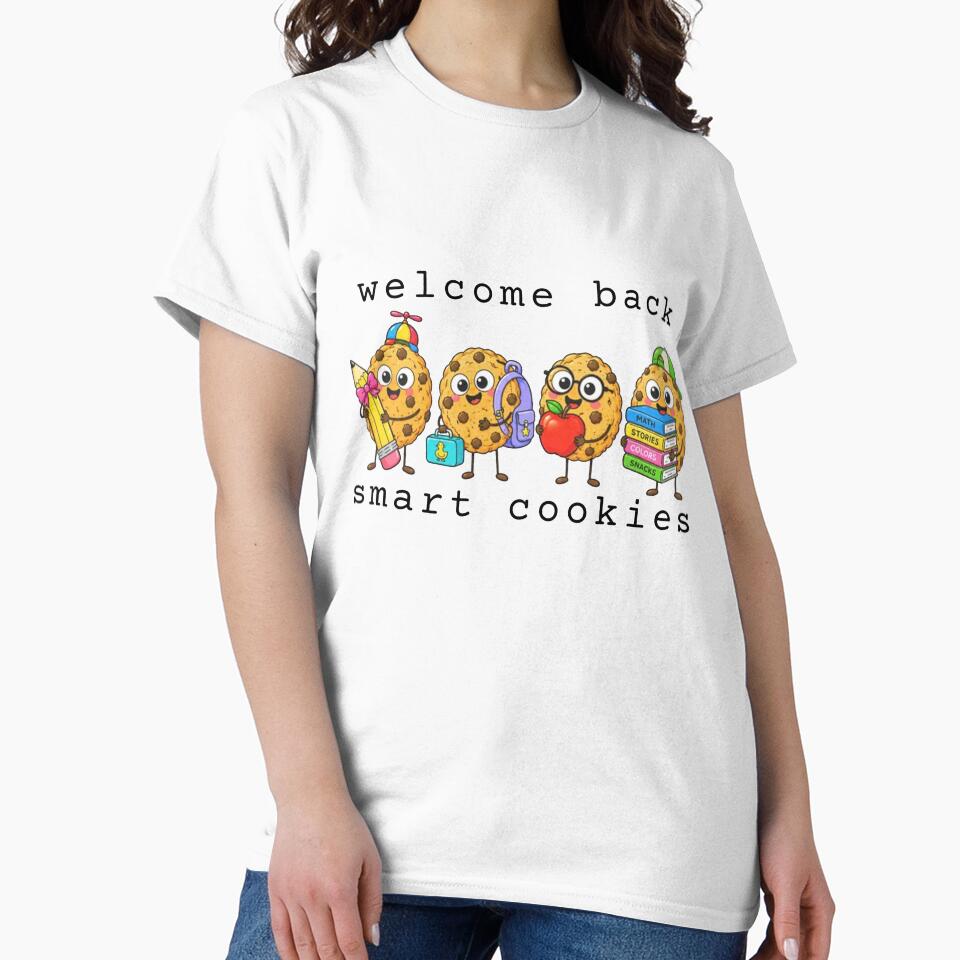 First Day of School Teacher Shirt, Welcome Back Smart Cookie School Staff by kennedy-brook