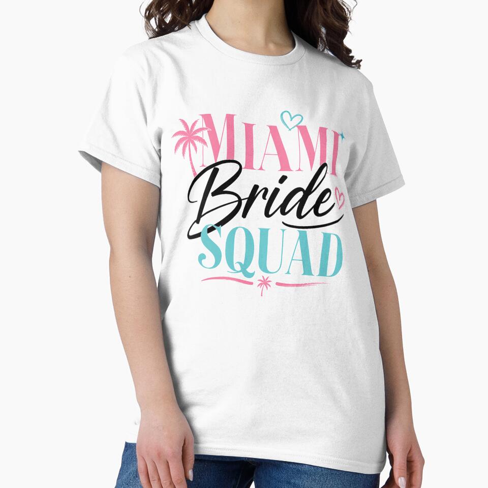 Miami Bride Squad – Tropical Bachelorette Party & Bridal Party Design by TheStephanieRome