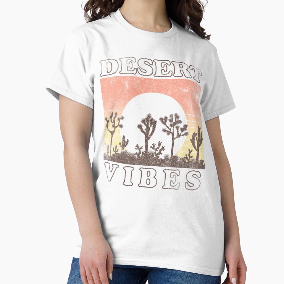 Desert Vibes Retro Vintage Sunset Joshua Tree by The secret storage room
