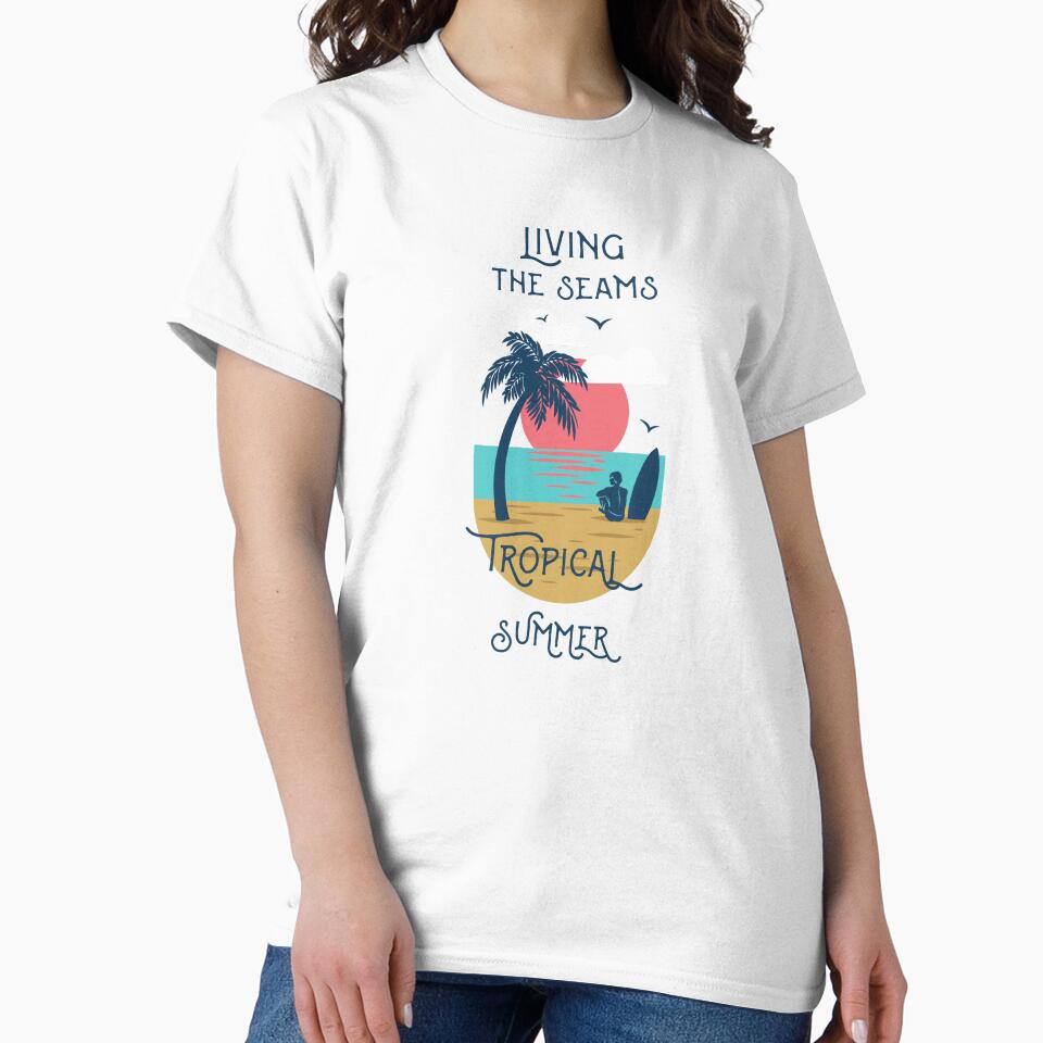 Living The Seams Tropical Summer Art by AhinoraArtShop