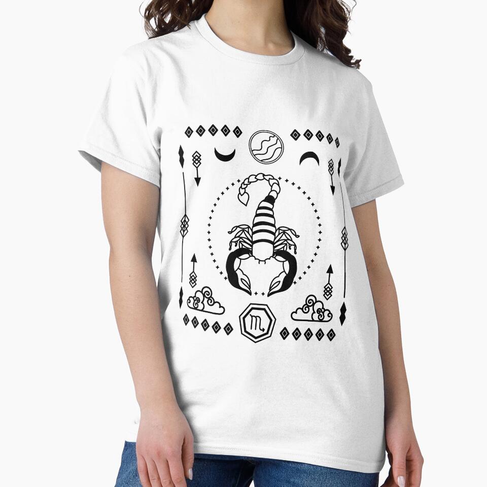 Scorpio Star Sign in Black by CrystalCrush