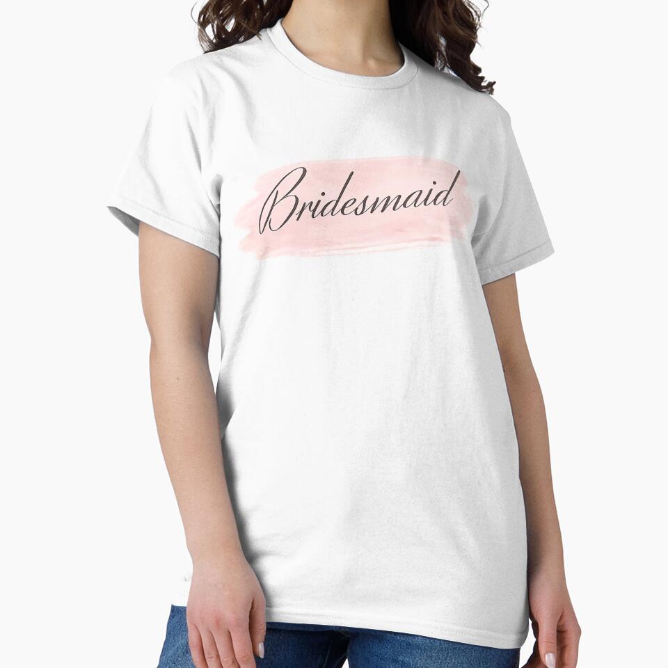 Bridesmaid Shirt | Elegant Bridal Party & Bachelorette Outfit by astersgraphics