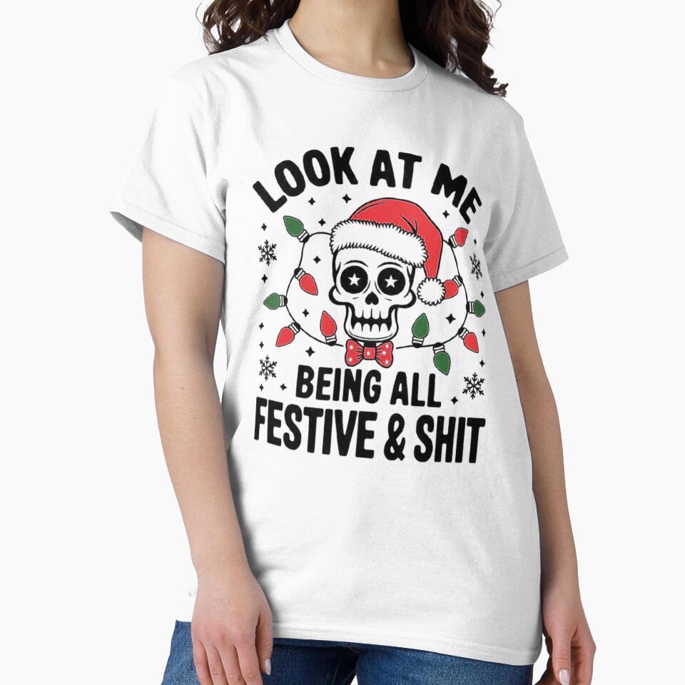 Skeleton Holiday Festive Humor Design , Funny skeleton Christmas by love3617