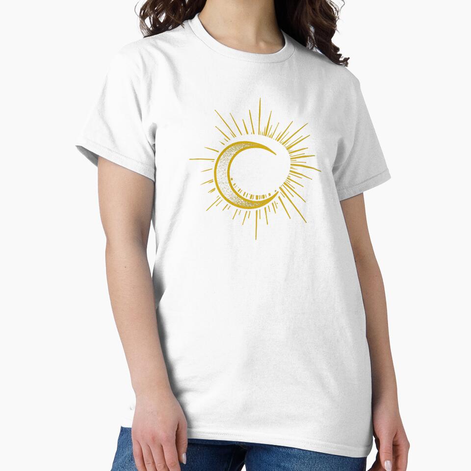Gold Moon Sun by CuteTattoo