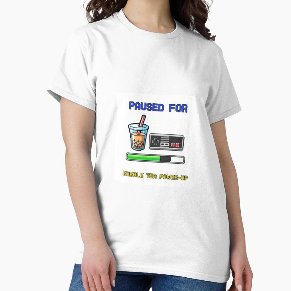 Bubble tea Pixel art retro gaming gamer 8 bit level up food funny prank weird foodie lover by CheeseBlueprint