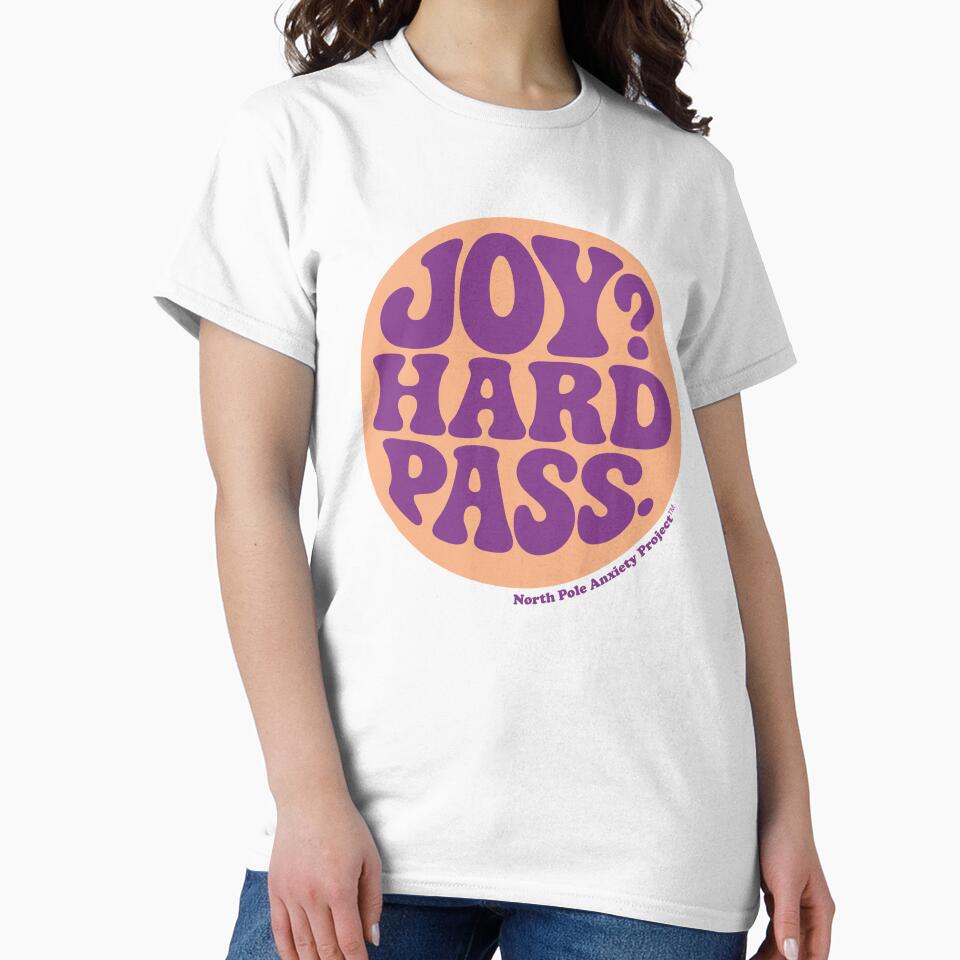 Joy? Hard Pass. – Retro Groovy Anti-Holiday Mood by Tattee