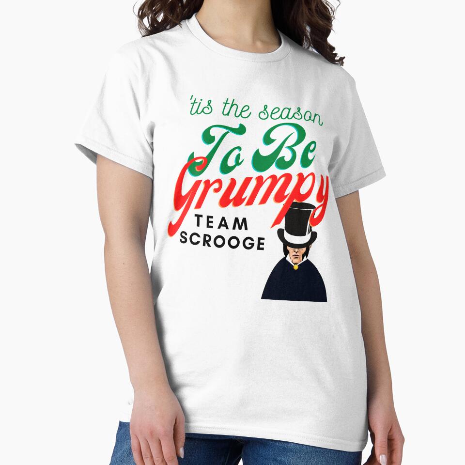 Tis The Season To Be Grumpy Bah Humbug Design by StormyMuse