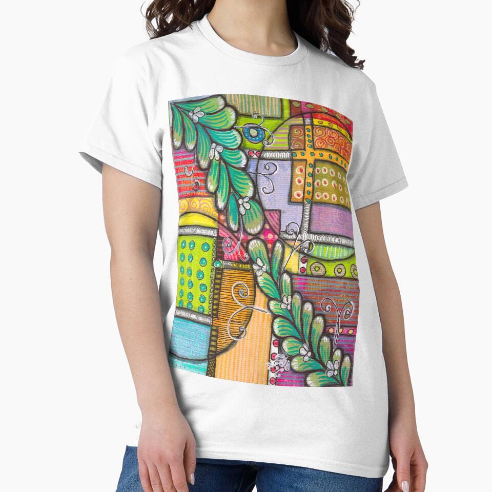 Boho Colorful Doodle Pattern by ColorWander