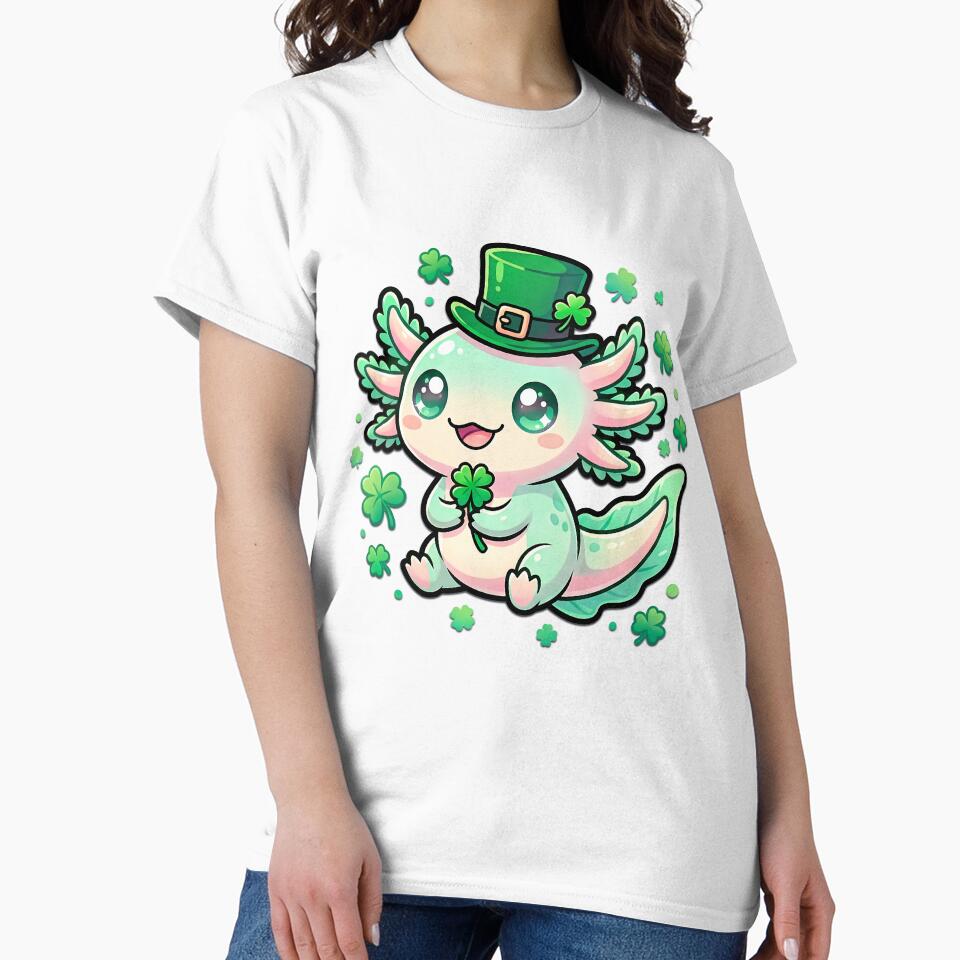 Lucky Axolotl St Patrick Theme by Visual Dept.