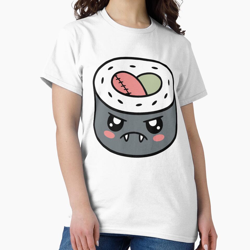 Gothic Kawaii Sushi Clipart by theartfulaspie