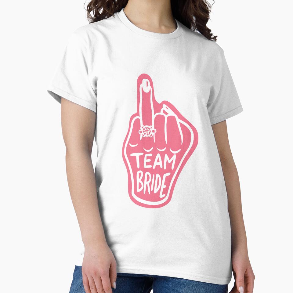 Team Bride Foam Hand Wedding Ring by mellowgraphics