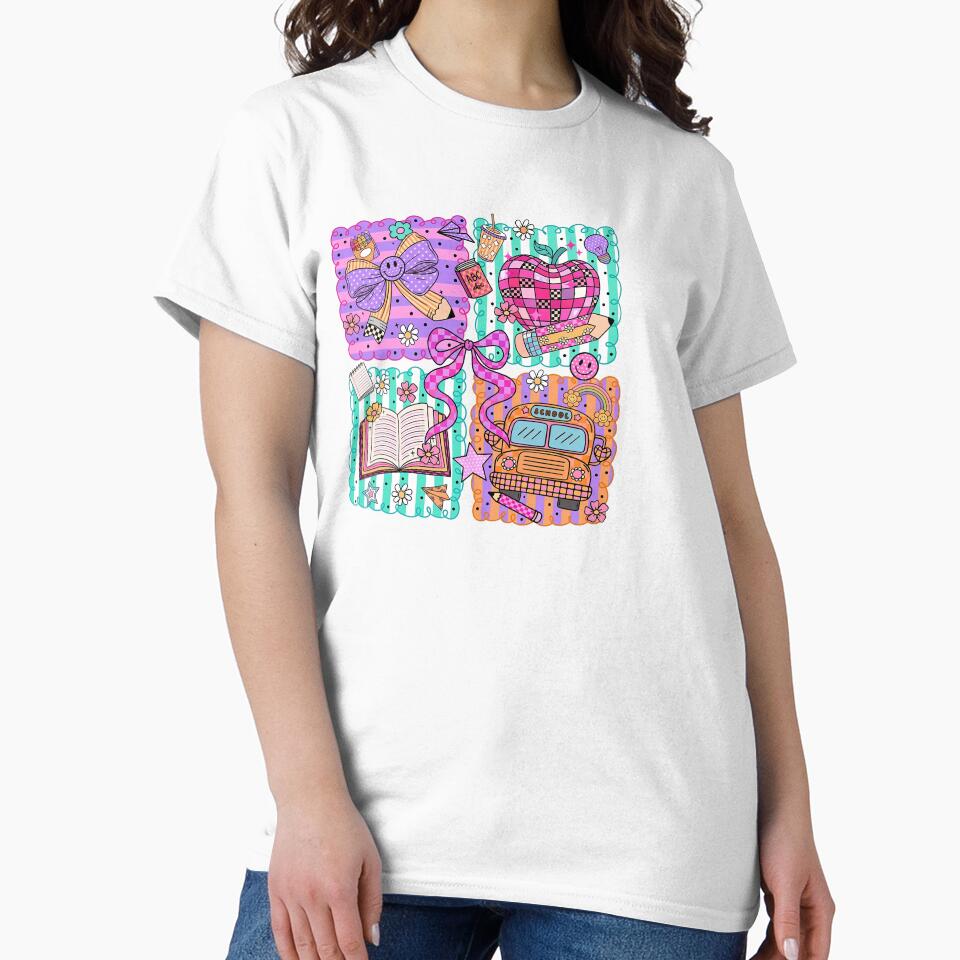 Kids Back To School First Day Of School Cute Teacher by KroghDs