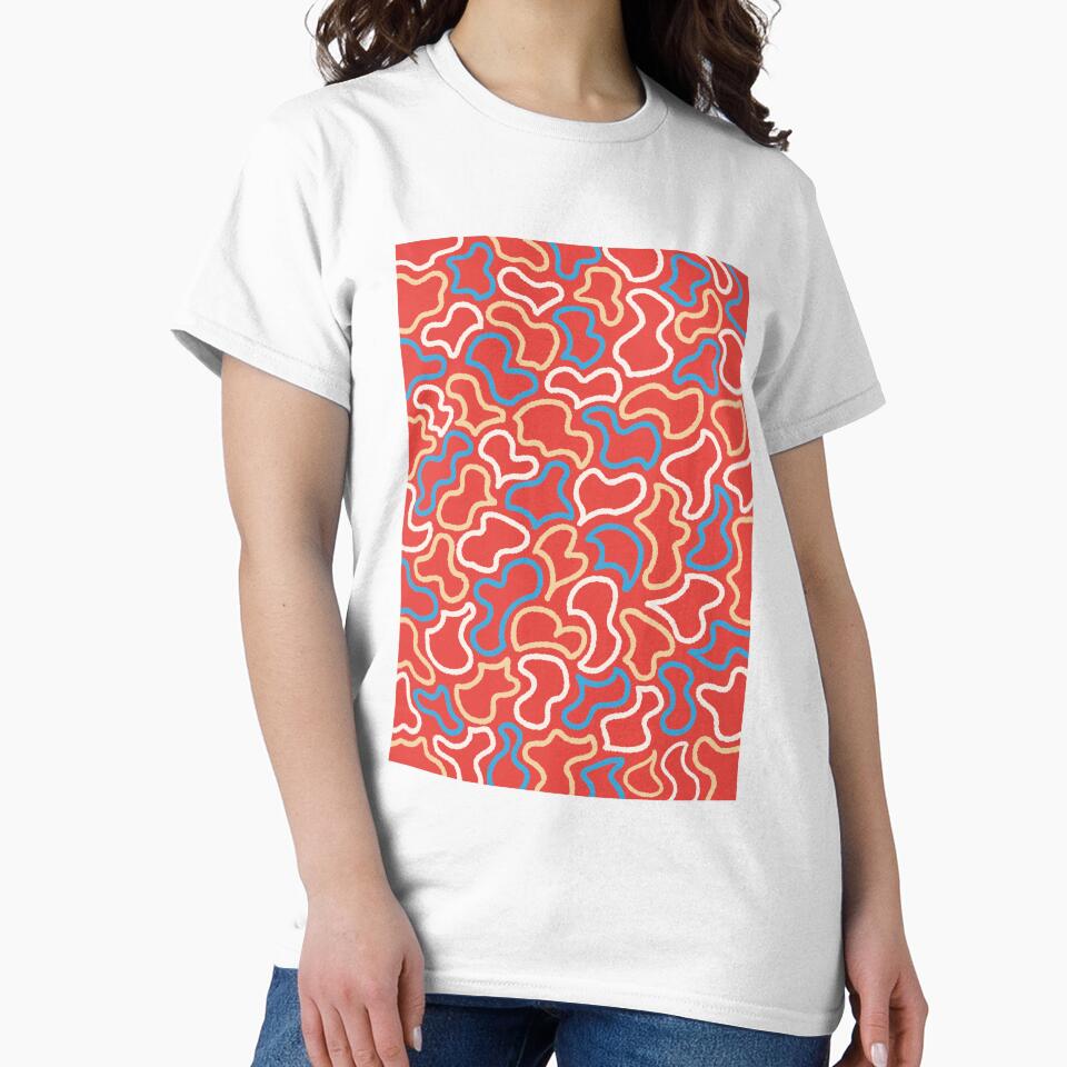 retro blob doodle pattern by is this trash?