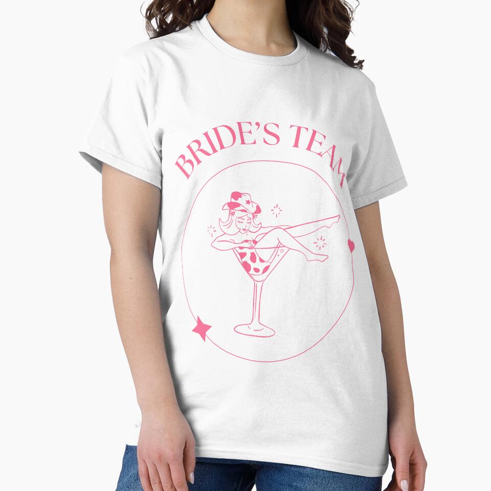 Bridemaids Unisex Tee, Bride Team Shirt, Wedding Party Gift, Bridal Shower, Bachelorette, Matching Squad Outfits by Wawamarket