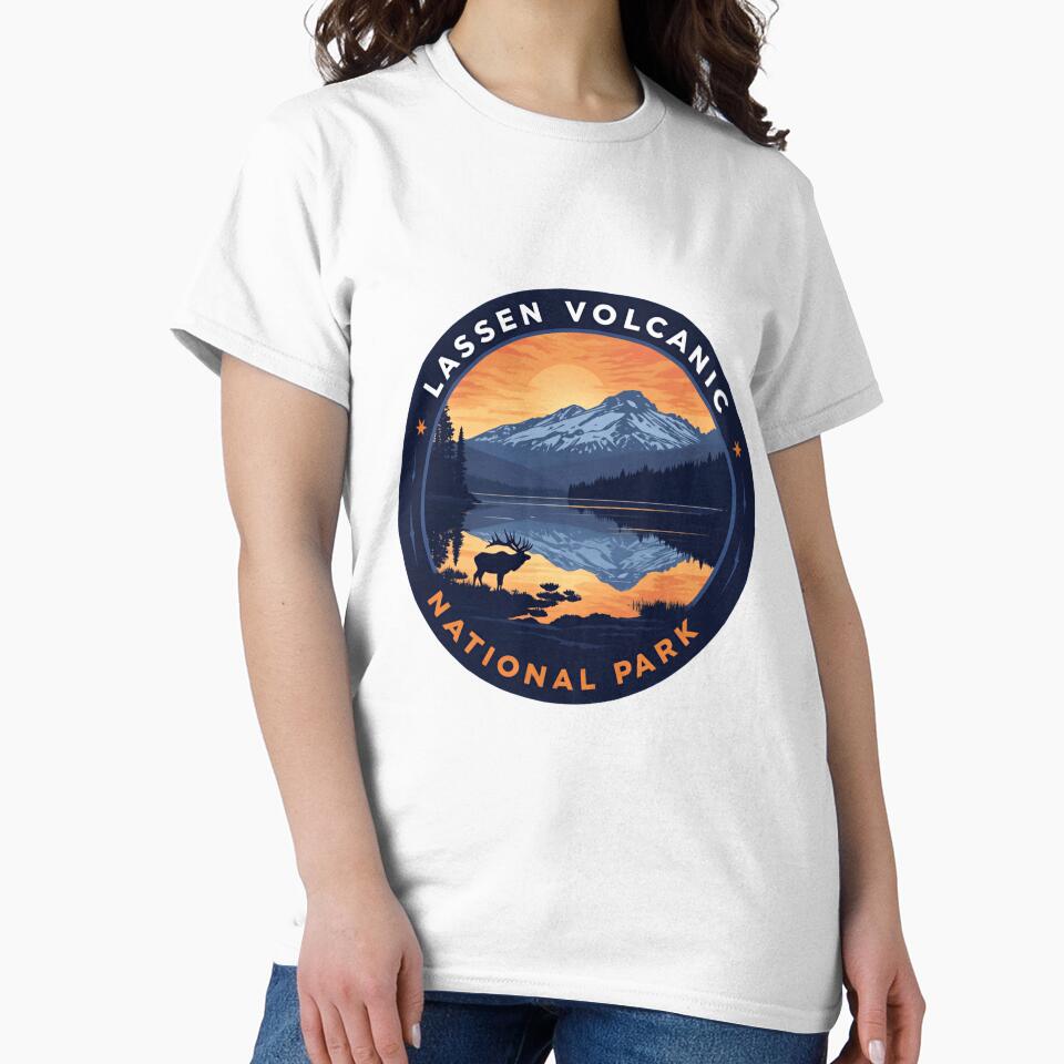 Lassen Volcanic National Park California Retro Wilderness Exploration by Simsimah26Parks