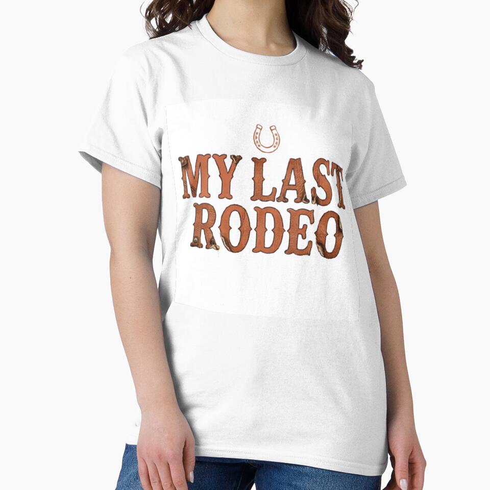 My Last Rodeo Bachelorette Party Shirt | Western Bride Tee | Nashville Bachelorette by FurryPrintLab-FurryPrintLabDesign