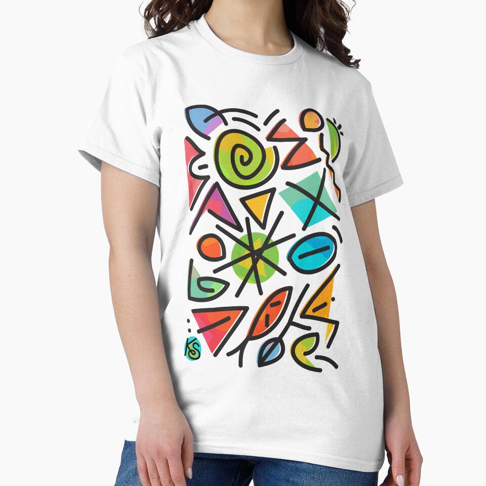 Oodles of Doodles - Abstract Pop (pattern) by PaisleyMcNoodle