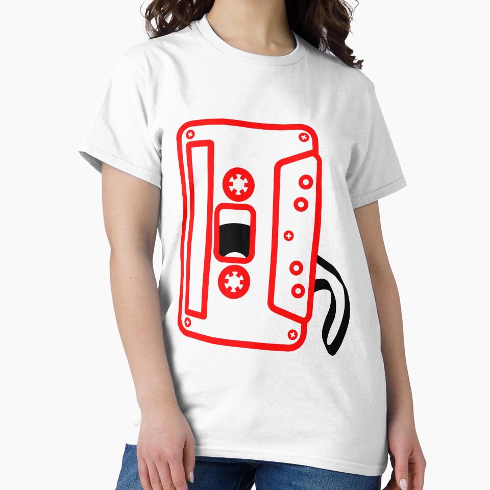 Minimalist 80s cassette tape by piedaydesigns