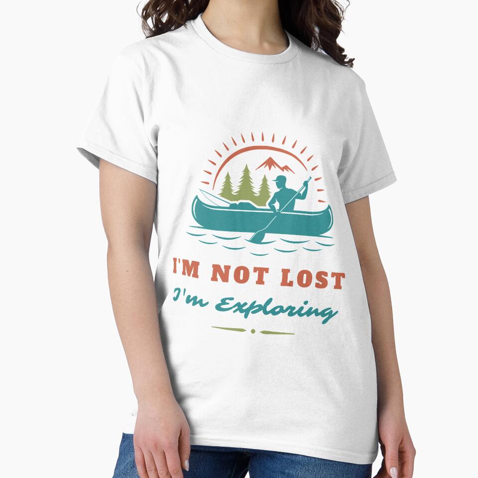 I'm Not Lost I'm Exploring - For Happy Campers And Explorers by Xoox Art