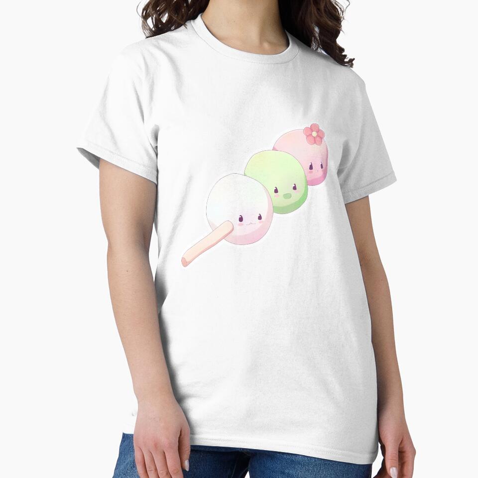 Kawaii Dango Sticker | Cute Japanese Sweet with Faces | Pastel Anime Food Art | Kawaii Aesthetic Snack | Mochi Dango Trio by simikaart