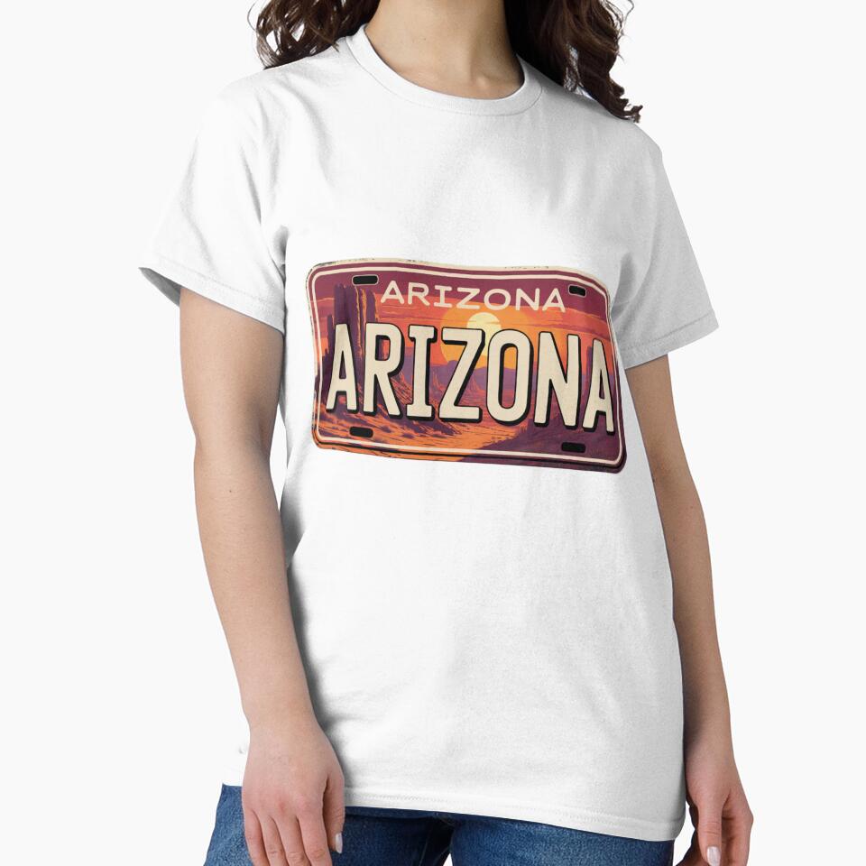 Arizona Southwest Style Plate Design by The Souvenir Dept.