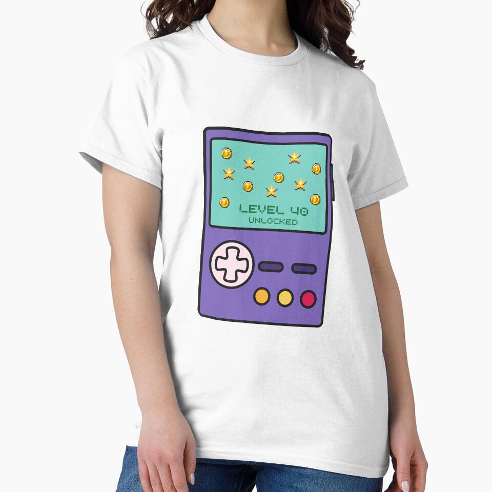 Level 40 Unlocked – Gamer Birthday Gift – 40th Birthday Gaming by Printlab_design