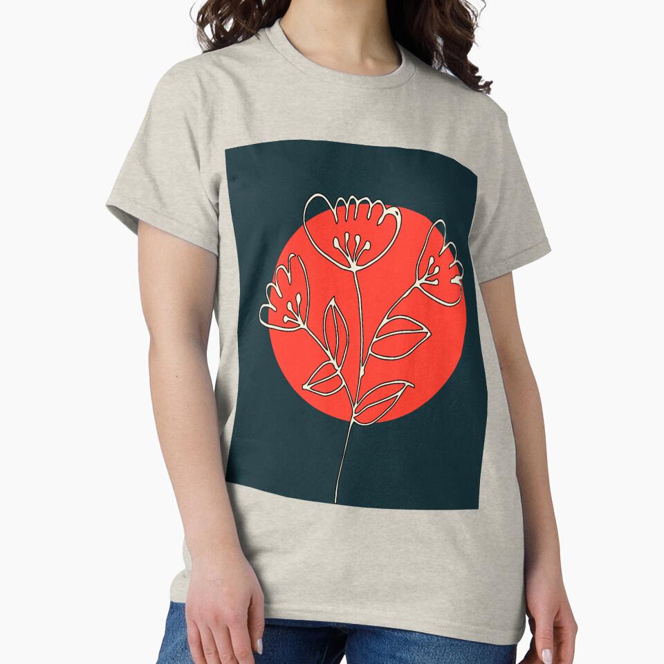 Red Sun Flowers by Jeallan Designs