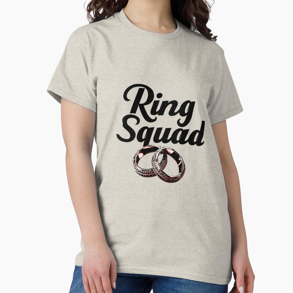 "Ring Squad – Bridal Party Print" by GoxyVision