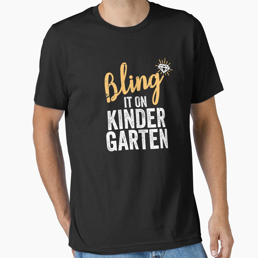 Bling It On Kindergarten Shirt Back to School by 14thFloor