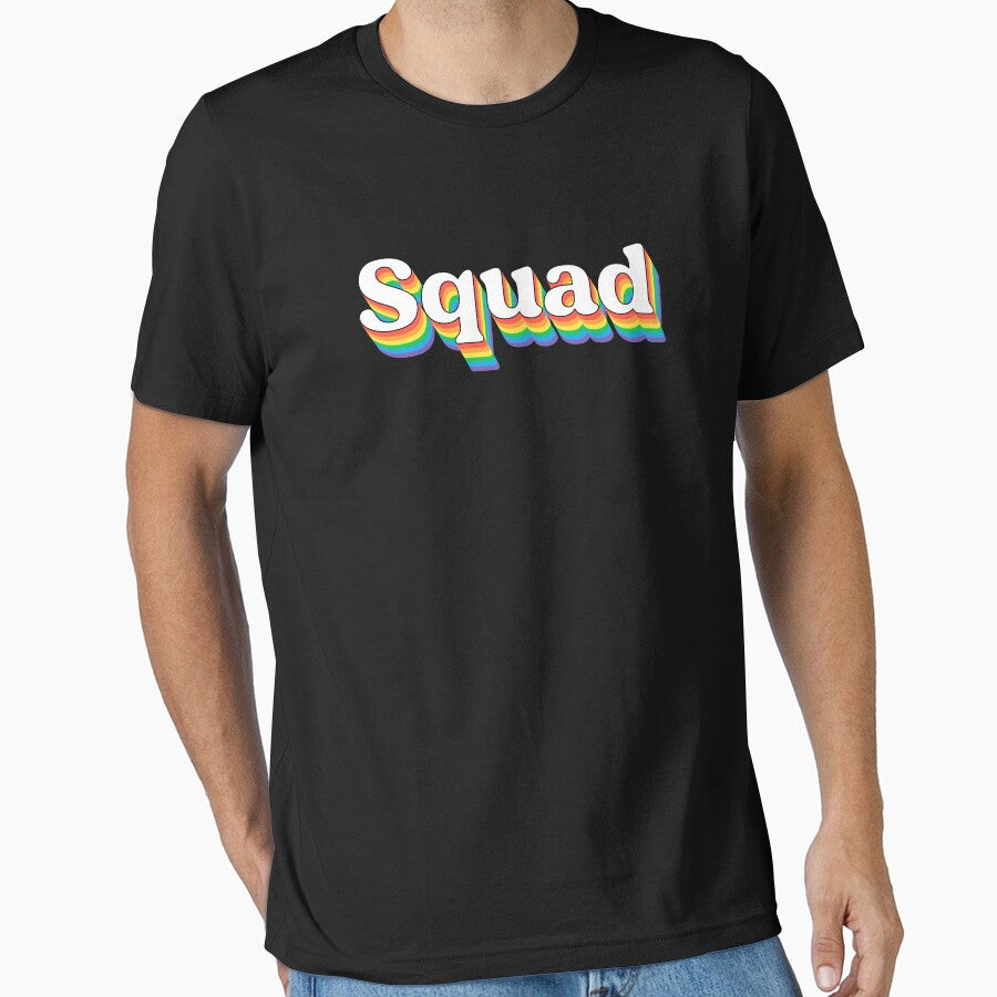 Bride Squad Retro Lesbian Bachelorette Maid Gay Wedding by 14thFloor