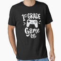 1st Grade Game On Back to School T-Shirt Gaming Gamer First by 14thFloor