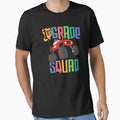 1st Grade Squad Back to School Teacher T-Shirt First Truck by 14thFloor