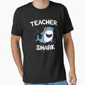 Teacher Shark T-Shirt Teaching Gift Back to School Women by 14thFloor