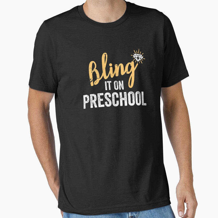 Bling It On Preschool Shirt Back to School by 14thFloor