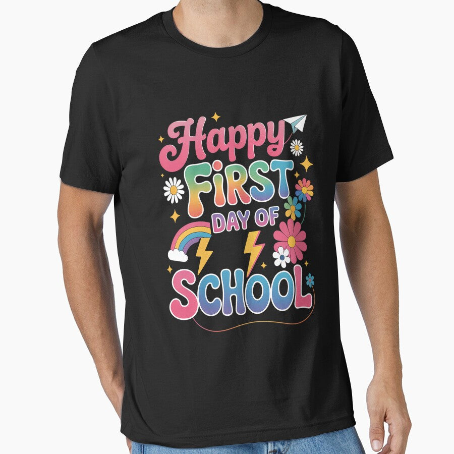 Happy First Day Of School Teacher Back To School by brynatshop