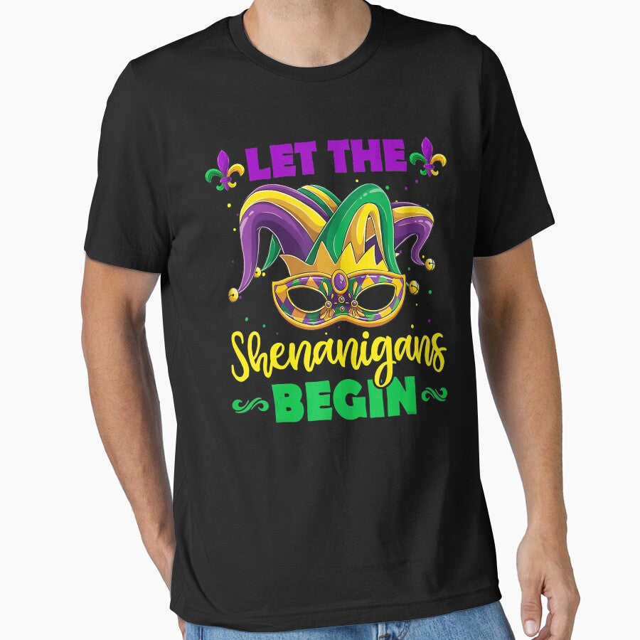Mardi Gras Costume Let The Shenanigans Begin Mask by BrandyBare