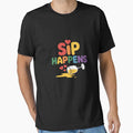 Sip Happens Bachelorette Bridal Party Champagne by TechnicalSara