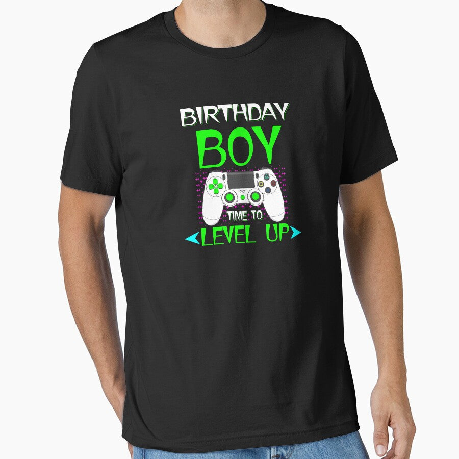 Birthday Boy Time to Level Up Video Game by MinsND