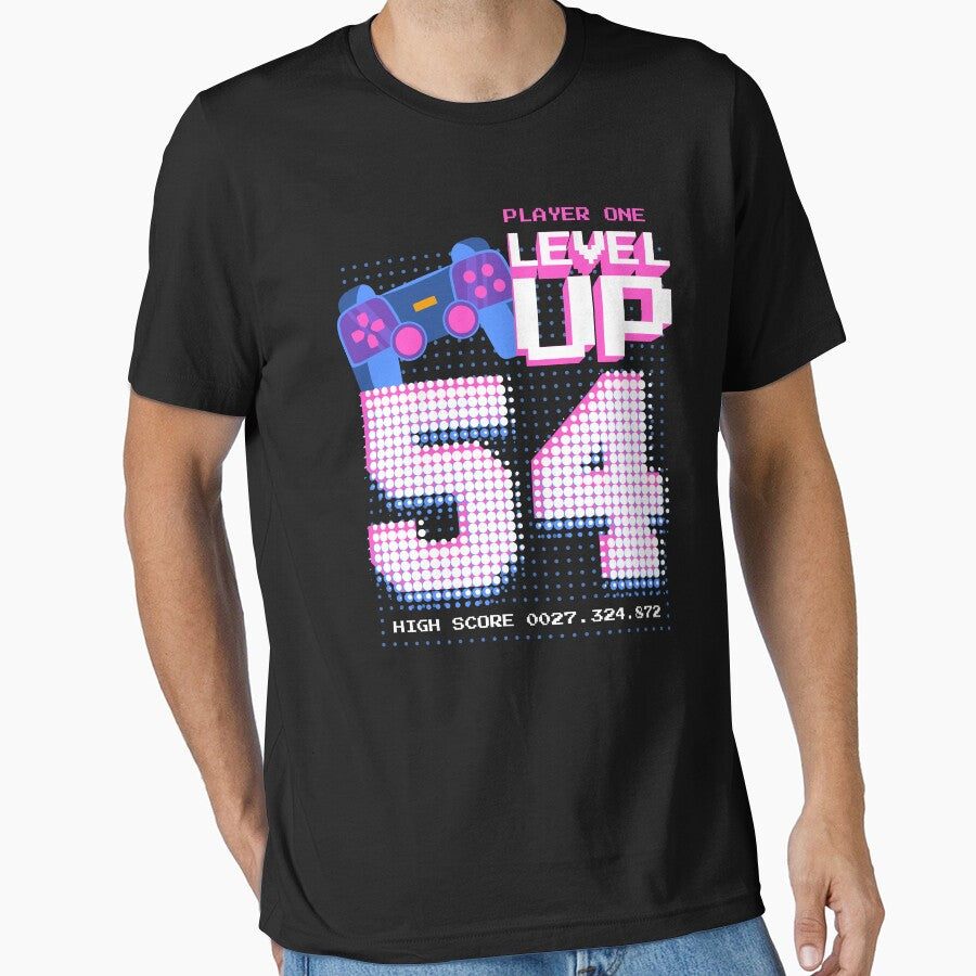 Player One Level Up 54 by patternprint1