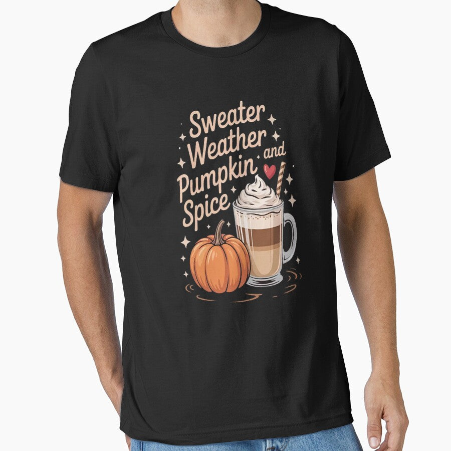Weather and Pumpkin Spice Latte Autumn Fall Season by StuffNestie